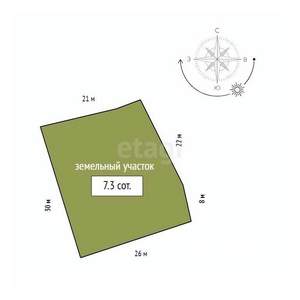 Дом 196м², 3-этажный, участок 7 сот.  