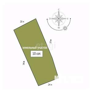 Дом 35м&sup2;, 1-этажный, участок 10 сот.  