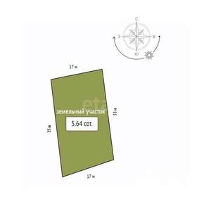 Дом 12м&sup2;, 1-этажный, участок 6 сот.  