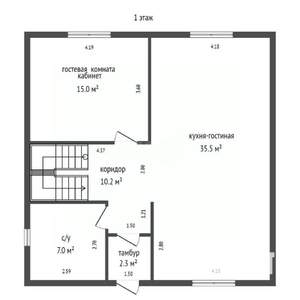 Дом 140м², 2-этажный, участок 15 сот.  
