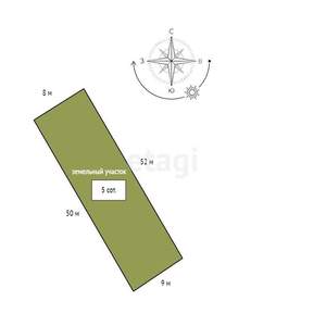 Дом 30м&sup2;, 1-этажный, участок 5 сот.  
