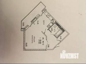 1-к квартира, на длительный срок, 48м2, 4/12 этаж