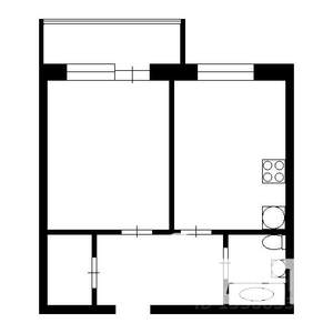 1-к квартира, на длительный срок, 48м2, 5/10 этаж