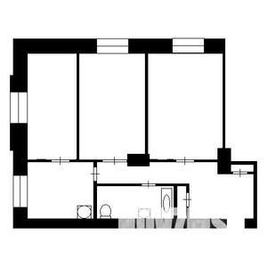 3-к квартира, на длительный срок, 74м2, 3/9 этаж