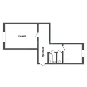 1-к квартира, на длительный срок, 36м2, 4/5 этаж