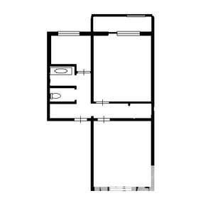 2-к квартира, на длительный срок, 47м2, 4/5 этаж