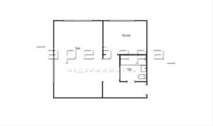 1-к квартира, на длительный срок, 33м2, 1/5 этаж