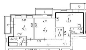 2-к квартира, на длительный срок, 72м2, 2/9 этаж