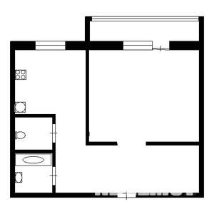 1-к квартира, на длительный срок, 43м2, 3/14 этаж