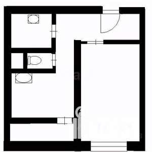 1-к квартира, на длительный срок, 30м2, 4/5 этаж