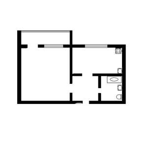 1-к квартира, на длительный срок, 28м2, 5/10 этаж