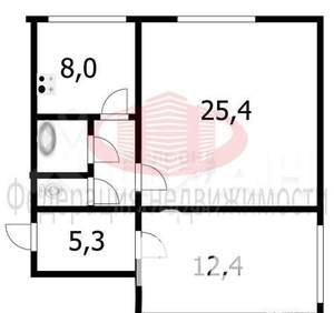 2-к квартира, на длительный срок, 56м2, 9/10 этаж
