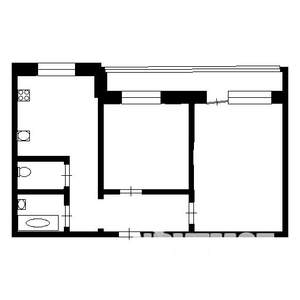 2-к квартира, на длительный срок, 45м2, 2/5 этаж