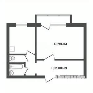1-к квартира, на длительный срок, 41м2, 3/10 этаж