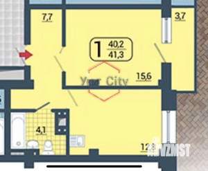 1-к квартира, на длительный срок, 41м2, 14/16 этаж