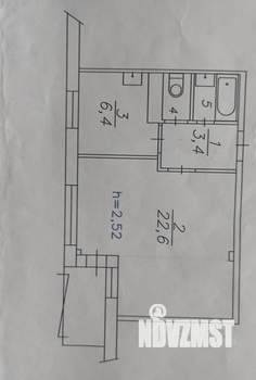 1-к квартира, на длительный срок, 36м2, 4/9 этаж