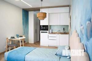 1-к квартира, посуточно, 27м2, 1/1 этаж