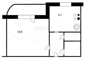 1-к квартира, на длительный срок, 37м2, 4/9 этаж
