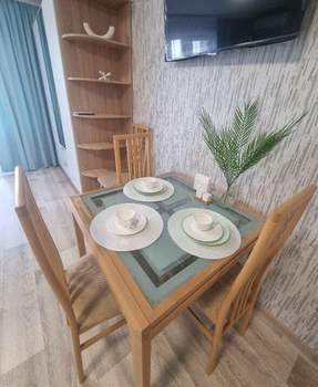 Студия квартира, на длительный срок, 36м2, 4/17 этаж