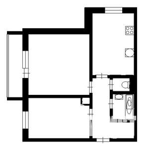 2-к квартира, на длительный срок, 56м2, 8/10 этаж