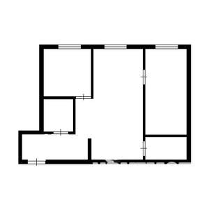 2-к квартира, на длительный срок, 44м2, 4/5 этаж