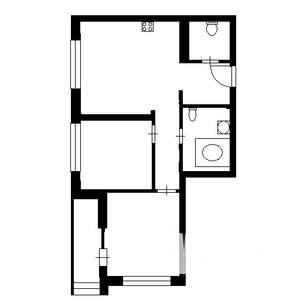 2-к квартира, на длительный срок, 44м2, 5/5 этаж