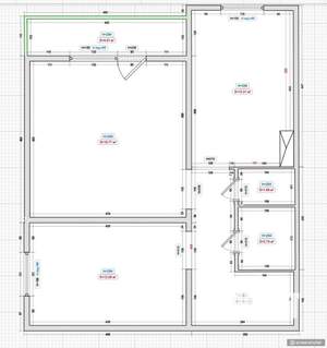2-к квартира, на длительный срок, 56м2, 3/16 этаж