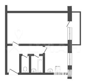 1-к квартира, на длительный срок, 30м2, 3/5 этаж