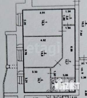 2-к квартира, на длительный срок, 65м2, 3/10 этаж