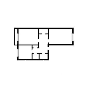 2-к квартира, на длительный срок, 55м2, 3/5 этаж