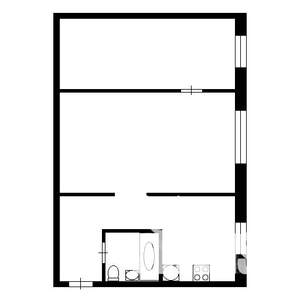 2-к квартира, на длительный срок, 45м2, 1/5 этаж