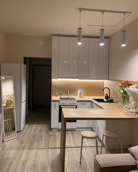 Студия квартира, на длительный срок, 24м2, 6/17 этаж