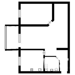 2-к квартира, на длительный срок, 45м2, 3/5 этаж