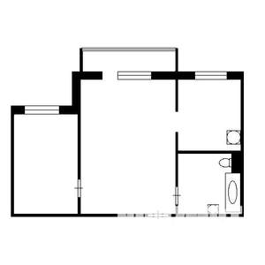 2-к квартира, на длительный срок, 55м2, 6/10 этаж