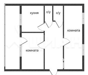 2-к квартира, на длительный срок, 50м2, 4/5 этаж