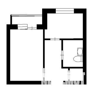 1-к квартира, на длительный срок, 30м2, 5/9 этаж