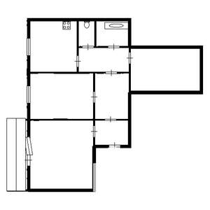 3-к квартира, на длительный срок, 60м2, 6/10 этаж