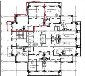 3-к квартира, на длительный срок, 74м2, 15/16 этаж