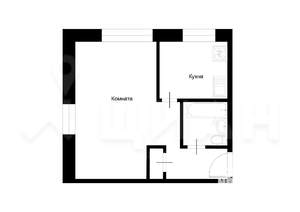 1-к квартира, на длительный срок, 31м2, 2/5 этаж