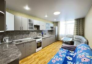 1-к квартира, на длительный срок, 42м2, 7/17 этаж