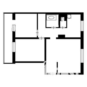 3-к квартира, на длительный срок, 69м2, 1/5 этаж
