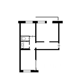 2-к квартира, на длительный срок, 55м2, 2/10 этаж