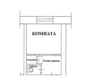 Студия квартира, на длительный срок, 13м2, 1/5 этаж