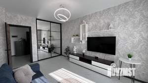 2-к квартира, на длительный срок, 66м2, 24/25 этаж