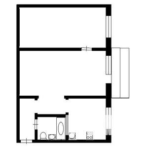 2-к квартира, на длительный срок, 49м2, 5/5 этаж
