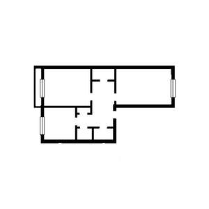 2-к квартира, на длительный срок, 55м2, 3/5 этаж