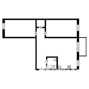3-к квартира, на длительный срок, 59м2, 5/5 этаж