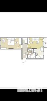 2-к квартира, на длительный срок, 44м2, 4/5 этаж