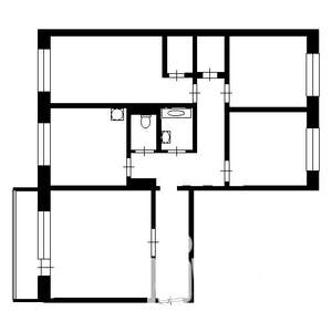 4-к квартира, на длительный срок, 84м2, 1/9 этаж