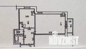 1-к квартира, на длительный срок, 48м2, 12/22 этаж